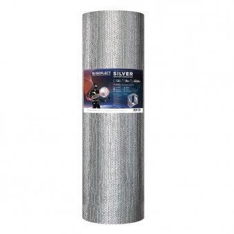 Folie termoizolanta Isoflect Silver, 3 straturi, 1.2 x 34 m, 40.8 mp
