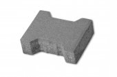 Pavaj autoblocant  Elis Pavaje, dublu T - T1 200 x 165 x 60 mm gri ciment